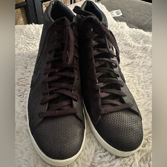 Men’s Converse Pro Leather 76 Mid Black Size 11 - Picture 7 of 14